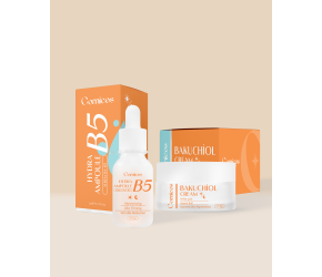 Tinh chất B5 HA + kem Face Bakuchiol - Bộ đôi dưỡng da mặt mini size