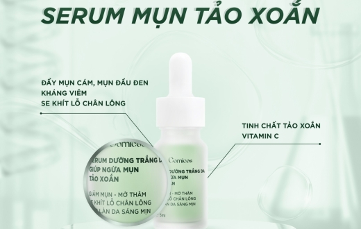Serum dưỡng trắng da: Giải pháp mờ thâm tự nhiên