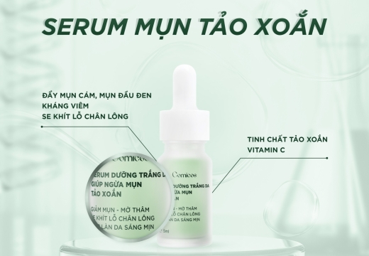 Serum dưỡng trắng da: Giải pháp mờ thâm tự nhiên