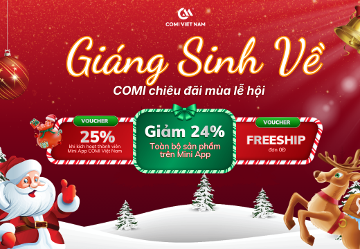 GIÁNG SINH VỀ COMI CHIÊU ĐÃI MÙA LỄ HỘI